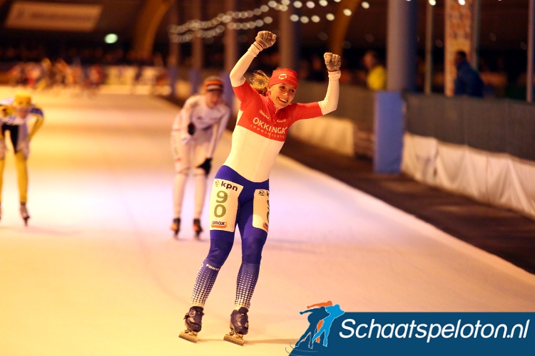 Foske Tamar van der Wal won dit seizoen nog de marathons in Haarlem (foto) en Tilburg.