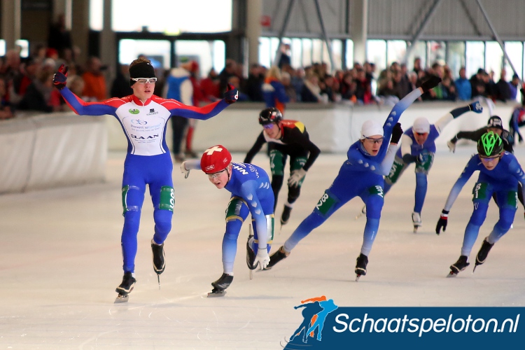 Janno Botman sprintte naar de titel bij de jongens Junioren C.