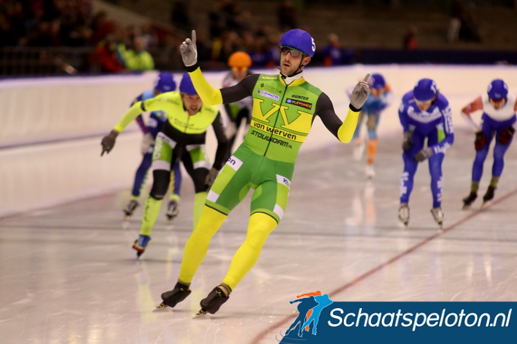 Geen breuk voor Gary Hekman na val Alternatieve Elfstedentocht