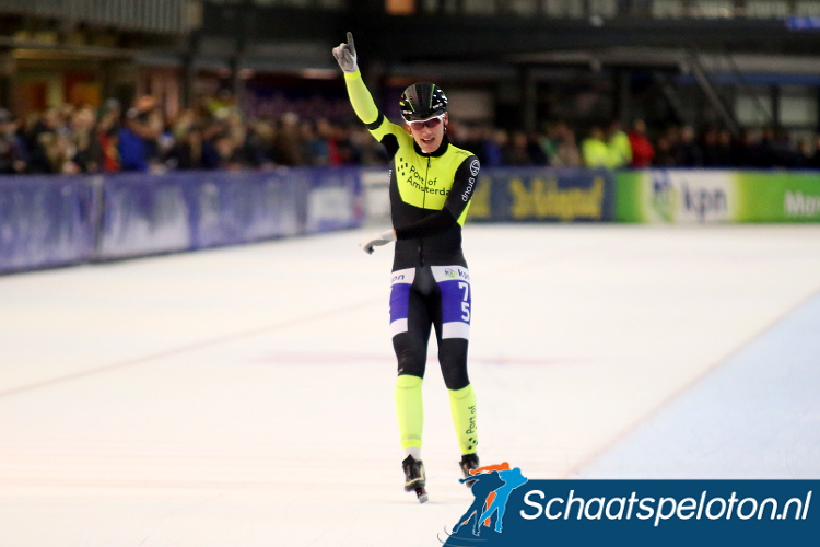 Christiaan Grigoleit soleert naar winst in Groningse KPN Marathon Cup