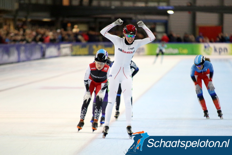 Iris van der Stelt snelt naar winst bij terugkeer in Nederland