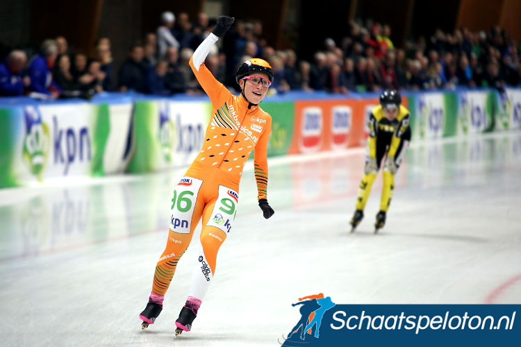 Francesca Lollobrigida reed dit jaar in Leeuwarden de snelste marathon over 80 ronden, hoe snel wordt op die nieuwe afstand vanavond in Heerenveen gereden.