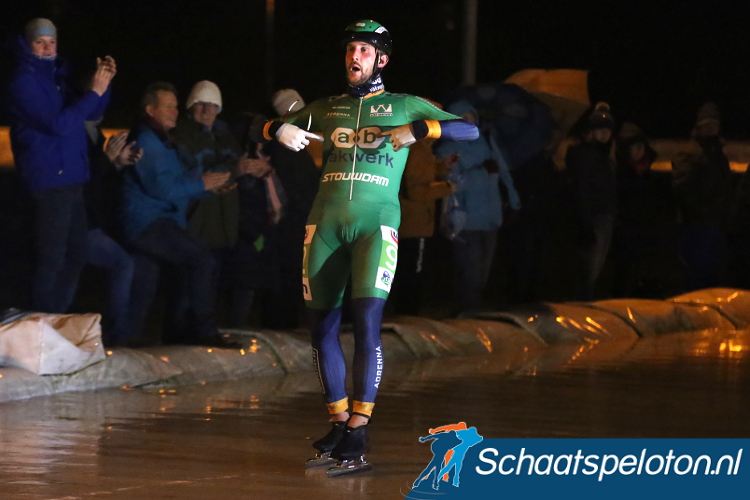 Gary Hekman won vanavond voor de vijfde keer op Flevonice. Daarmee evenaarde hij Sjoerd Huisman.