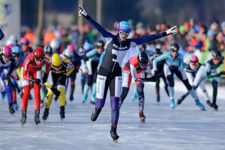 Carla Ketellapper-Zielman wint Open Nederlands Kampioenschap op de Weissensee