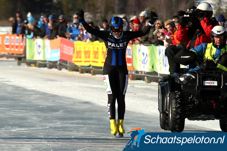 Ineke Dedden kan de Open Nederlandse titel bejubelen. 