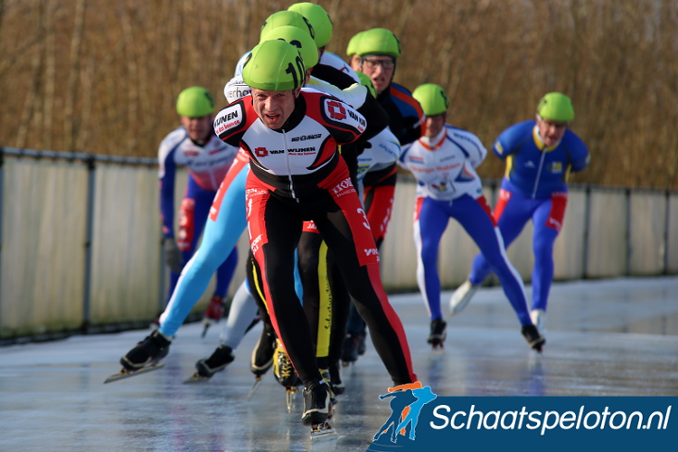 De jaarlijkse Finland Ice Marathon in Kuopio is gewonnen door Jan Aalbers.