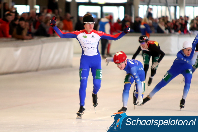 Janno Botman won de derde wedstrijd in het 6-Banentoernooi