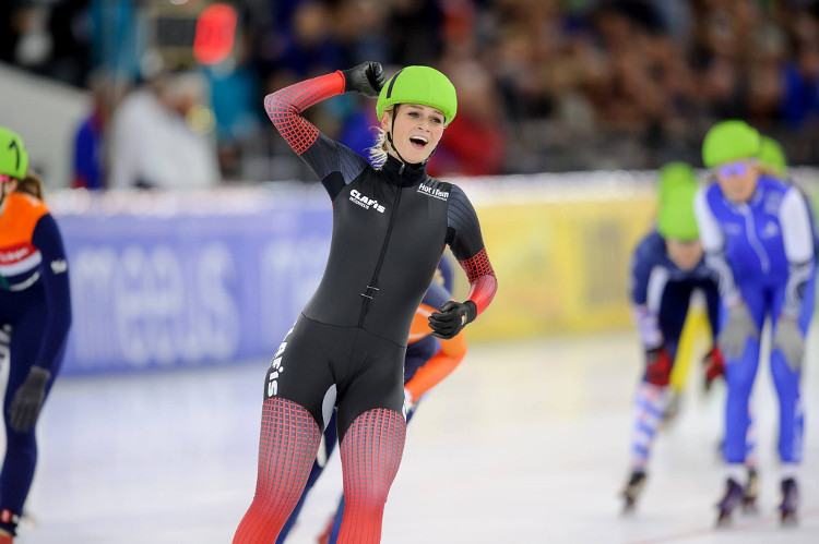 Irene Schouten won haar vijfde Nederlands Kampioenschap mass-start.