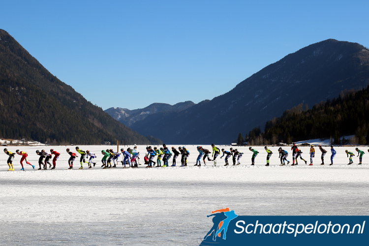 Waar zaterdag het peloton nog moest keren tijdens het Open NK zal het woensdag door kunnen rijden tot aan het ver gelegen Dolomitenblick.