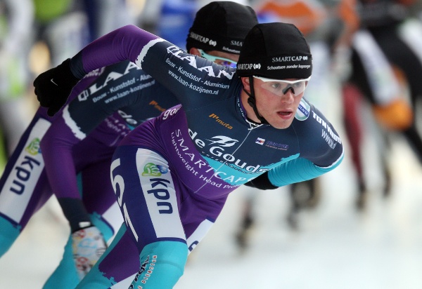 Thijs Smets in actie tijdens de Openingsmarathon in Deventer