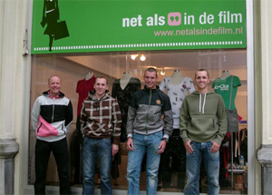 Celebrity fashion-webshop Netalsindefilm.nl zal dit seizoen een landelijk marathonschaatsteam ondersteunen.